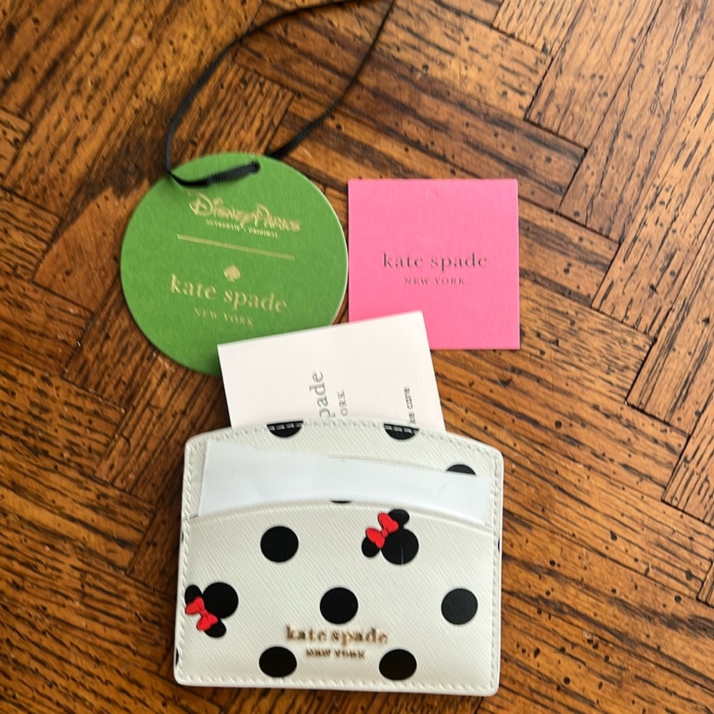 Kate Spade Minnie Mouse Card Holder - new with tags